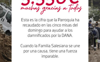 Solidaridad salesiana para los afectados por la DANA