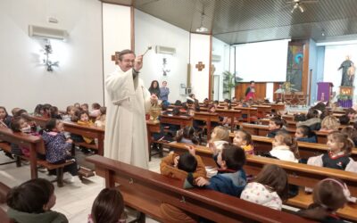 Bendición del niño Jesús en Infantil