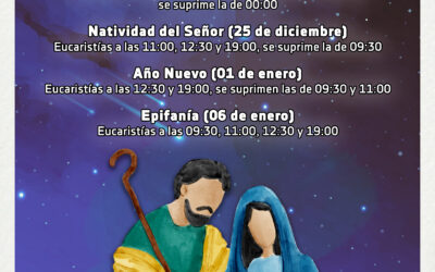 Horarios de la Navidad 2024 en la Parroquia