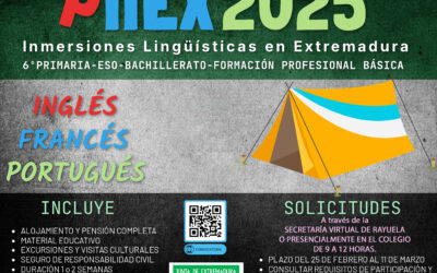 Inmersión lingüísticas en inglés, francés y portugués. Verano 2025