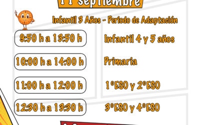 ¡Volvemos al cole!