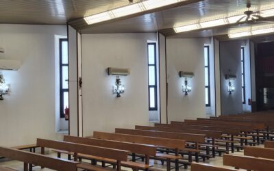 Renovación de las ventanas en la parroquia