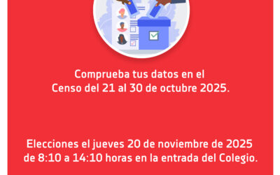 Elecciones Consejo Escolar. Sector Padres-Madres-Tutores legales 2025