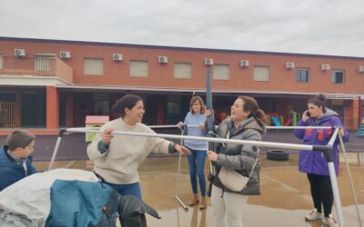 Preparación del Belén Viviente
