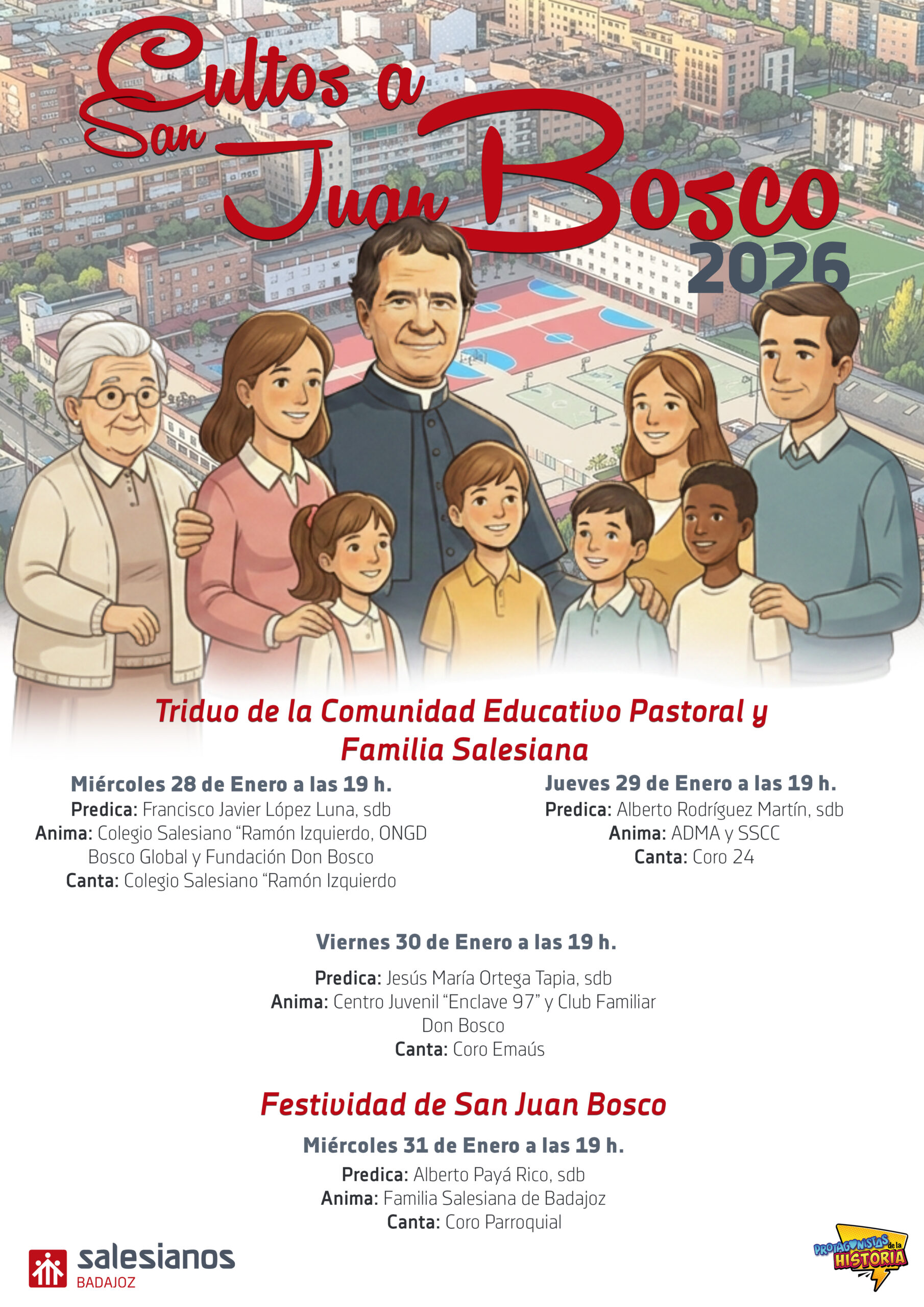 Cultos Don Bosco 2026