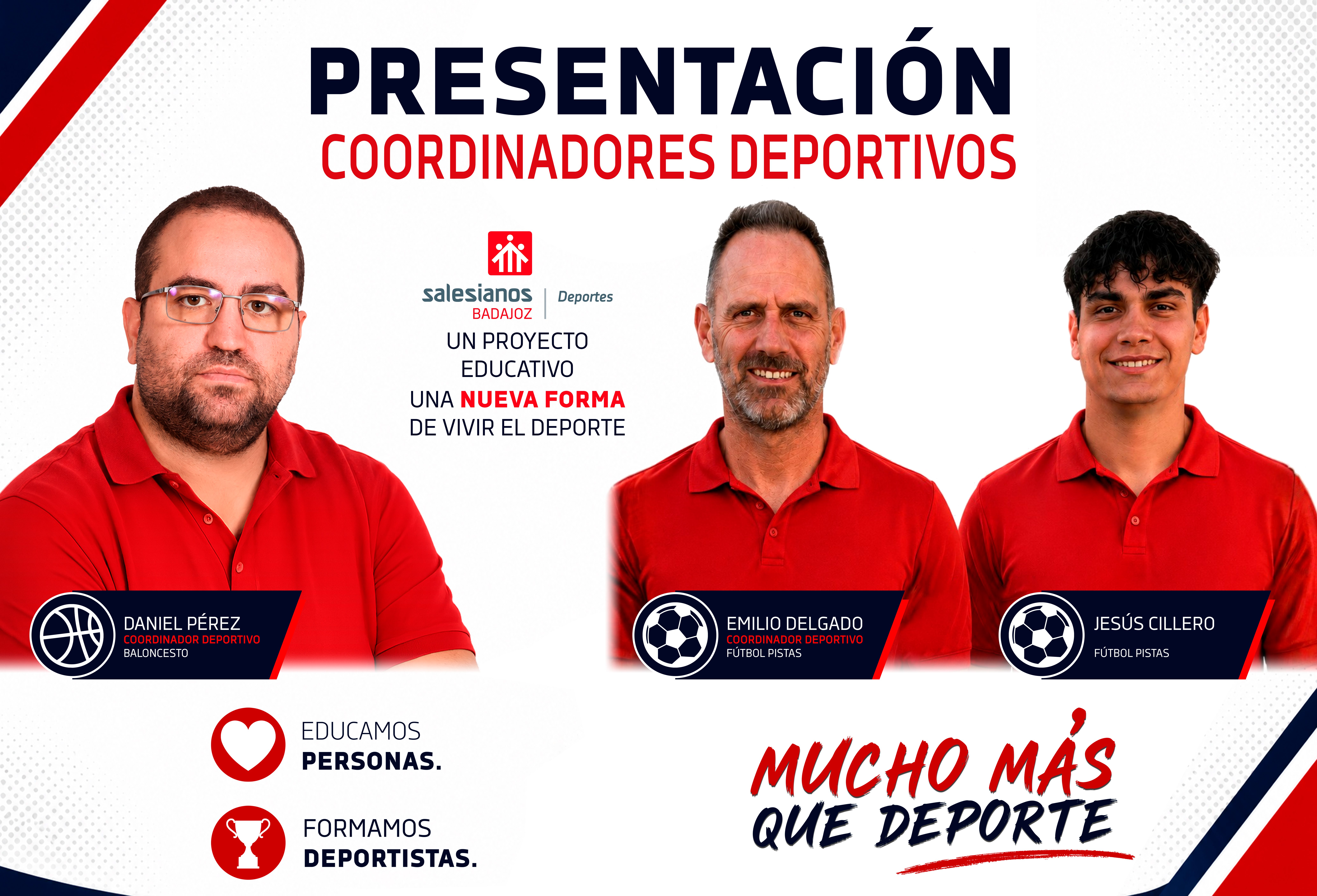 Salesianos Badajoz presenta a sus coordinadores deportivos