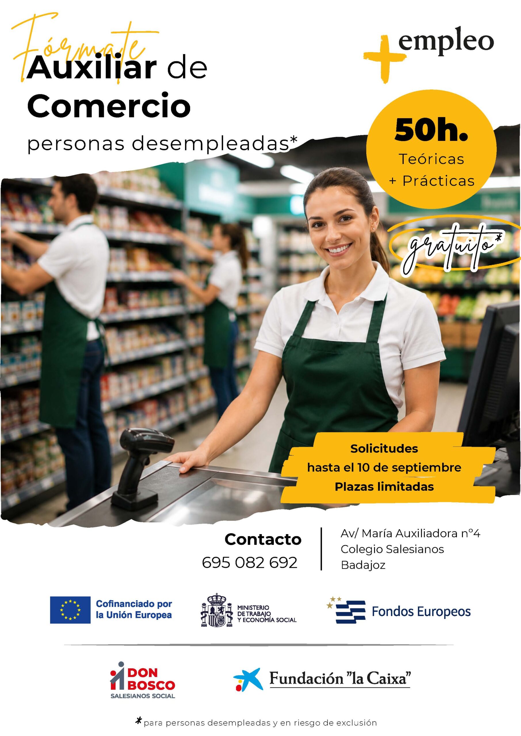 Curso auxiliar comercio
