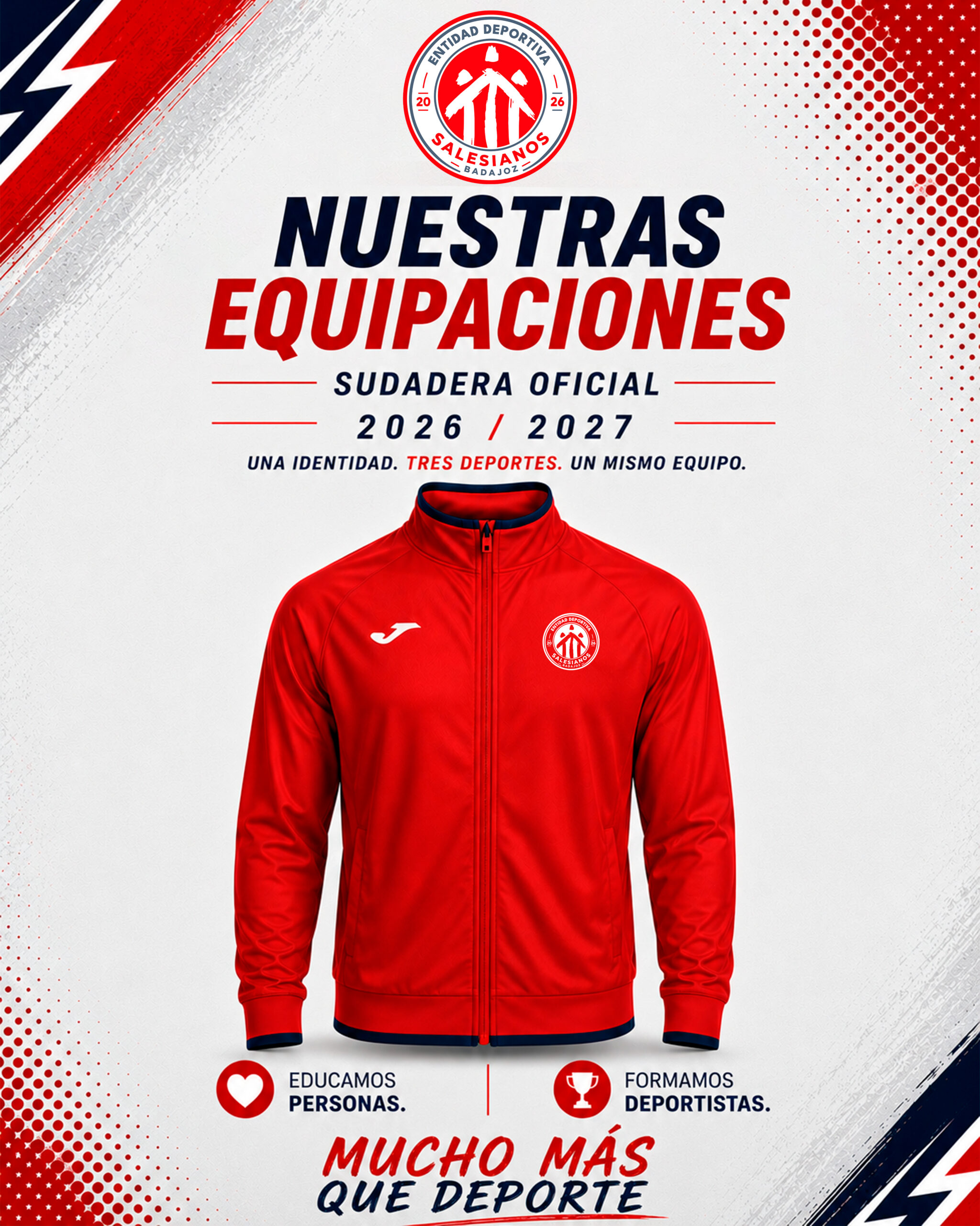 Sudadera del ED Salesianos Badajoz