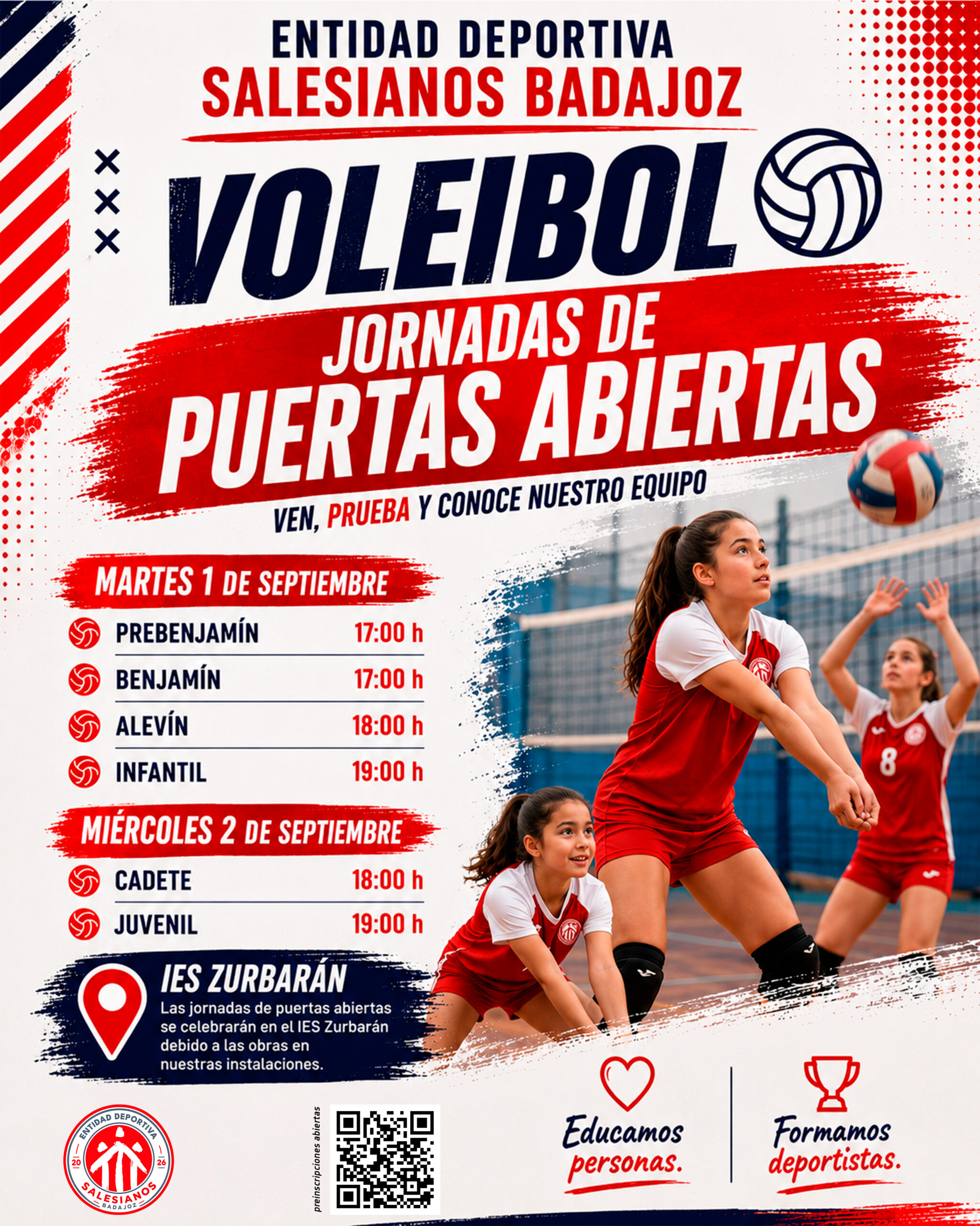 ¡Comienza la temporada de voleibol!