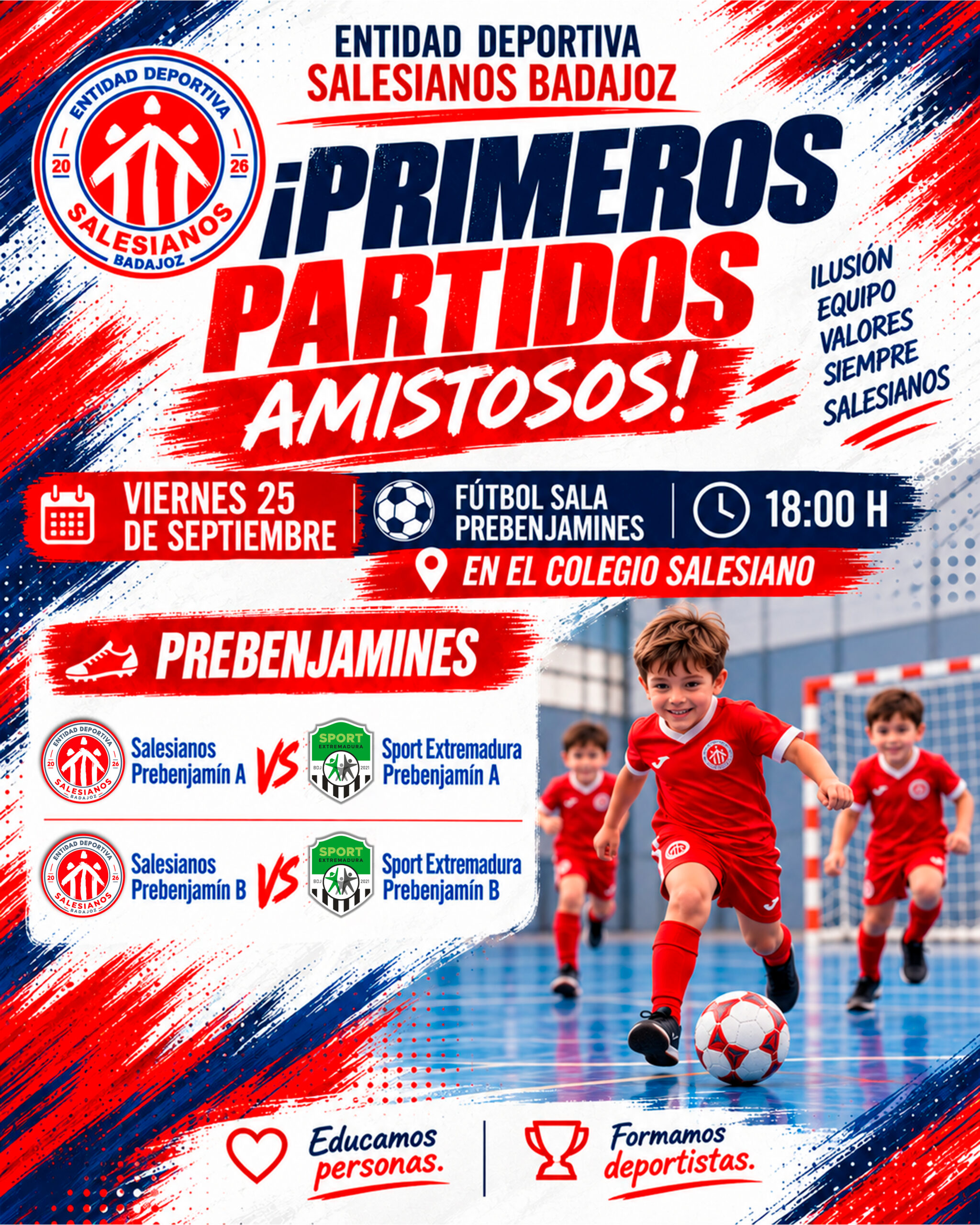 Primeros amistosos de prebenjamines