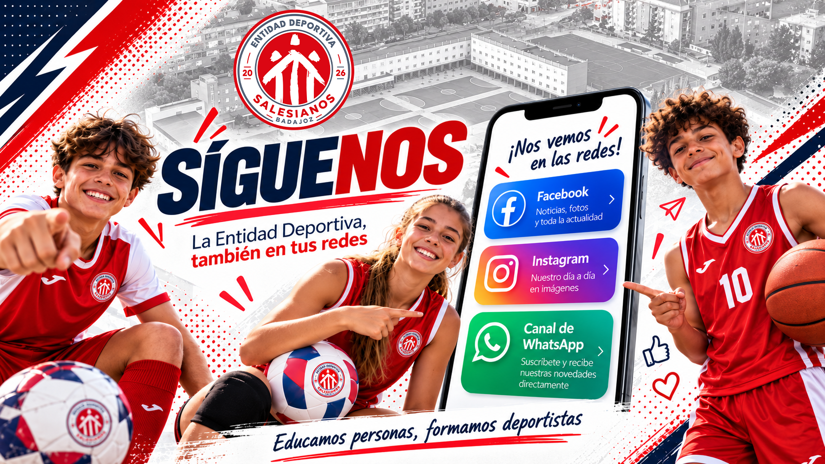 La Entidad Deportiva estrena redes sociales
